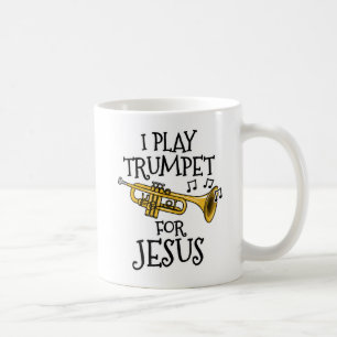 Ich spiele Trompete für Jesus, Christlicher Trumpe Kaffeetasse