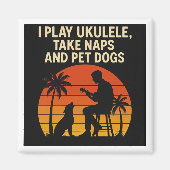 Ich spiele Ukulele - Magnet (Vorne)