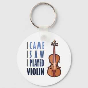 Ich spiele Violine Schlüsselanhänger