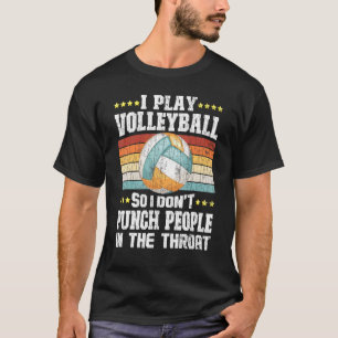 Ich spiele Volleyball-Grafik für den Spielertraine T-Shirt