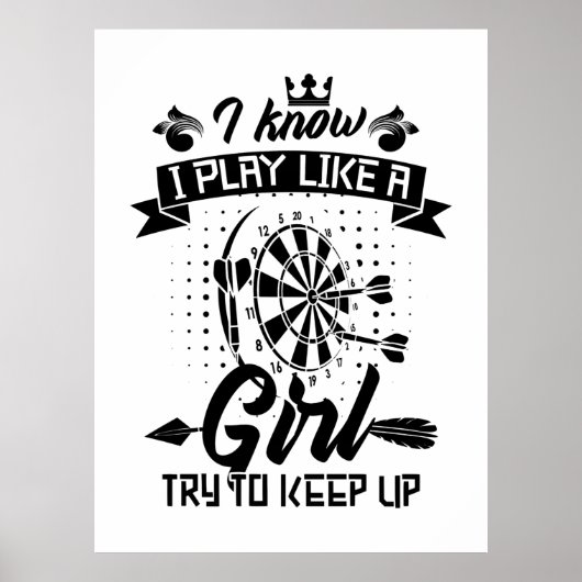 Ich spiele wie ein Mädchen Poster (Vorne)