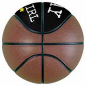 ICH SPIELE WIE MÄDCHEN Basketballs (Rechts)