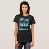 Ich spielte Backgammon-Spieler T-Shirt (Vorne ganz)