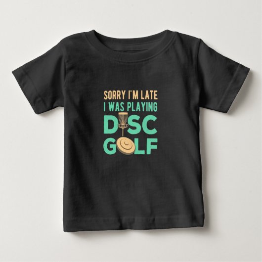 Ich spielte Disk Golf Baby T-shirt (Vorderseite)
