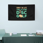 Ich spielte Disk Golf Banner (Messeveranstaltung)