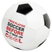 Ich spielte Fußball, bevor es Cool war Fußball (Dreiviertel)