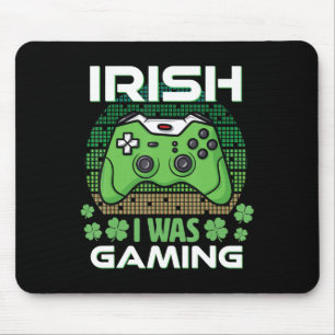 Ich spielte St Patricks Day Jungs Kinderspiel Sham Mousepad