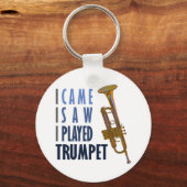 Ich spielte Trumpet Schlüsselanhänger (Vorderseite)
