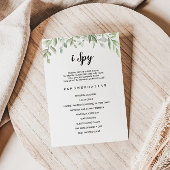 Ich spioniere Hochzeitskarte oder Brautparty-Spiel Einladung