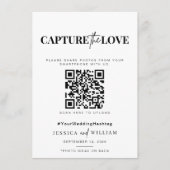 Ich spioniere Hochzeitsspiel Capture the Liebe Fot Menükarte (Vorderseite)