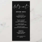 Ich spioniere Hochzeitsspiel Capture the Liebe Fot Menükarte (Rückseite)