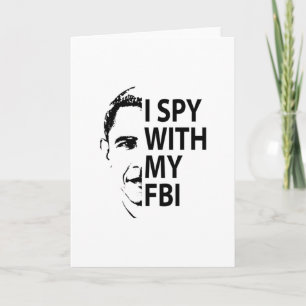 Ich spioniere mit meinem Fbi lustigen Spionagetor Karte