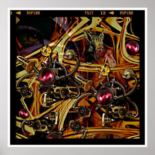 Ich spioniere mit meinem kleinen Auge aus Poster