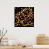 Ich spioniere mit meinem kleinen Auge Poster (Küche)