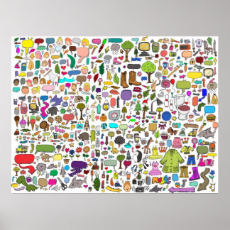 Ich spioniere mit meinem kleinen Auge Poster