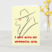 Ich spioniere mit meiner hypnotischen karte (Gelbe Blume)