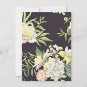 Ich spioniere mit meiner kleinen Kamera Hochzeitss Einladung (Rückseite)