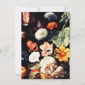 Ich spioniere mit meiner kleinen Kamera Hochzeitss Einladung (Rückseite)