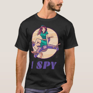 Ich spioniere Spion-Drohne für Mädchen T-Shirt