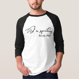 Ich spreche 3/4 Ärmel Raglan Shirt, Kamala Shirt
