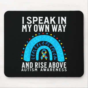 Ich spreche auf meine eigene Weise Unterstützung A Mousepad