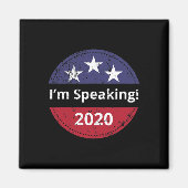 Ich spreche Biden Harris Debate 2020 Magnet (Vorne)