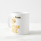 Ich spreche Bienenkäfer-Spaß Kaffeetasse (Vorderseite Links)