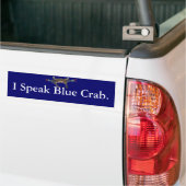 Ich spreche blaue Krabbe Autoaufkleber (Auf Lkw)