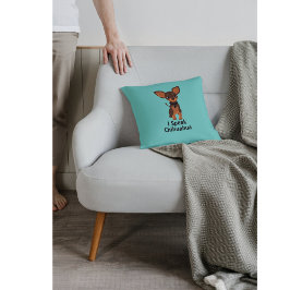 Ich spreche Chihuahua Throw Pillow Kissen