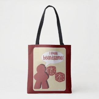 Ich spreche das Motto "Board Game Fun Gamer" Tasche