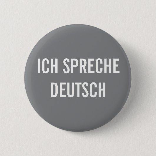 ICH SPRECHE DEUTSCH | ICH SPRECHE DEUTSCHE TASTE BUTTON (Vorderseite)
