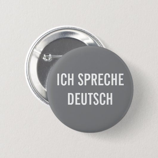 ICH SPRECHE DEUTSCH | ICH SPRECHE DEUTSCHE TASTE BUTTON (Vorne & Hinten)