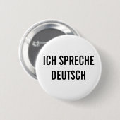 ICH SPRECHE DEUTSCH | ICH SPRECHE DEUTSCHE TASTE BUTTON (Vorne & Hinten)