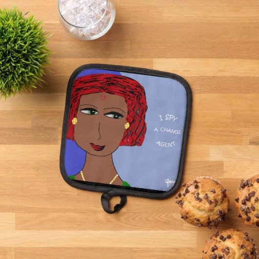 ICH SPRECHE EINEN ÄNDERUNGSAGENTEN TOPFLAPPEN (Oben Unten)