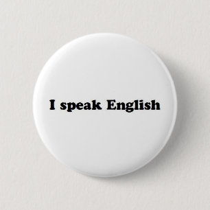 Ich spreche Englisch Button