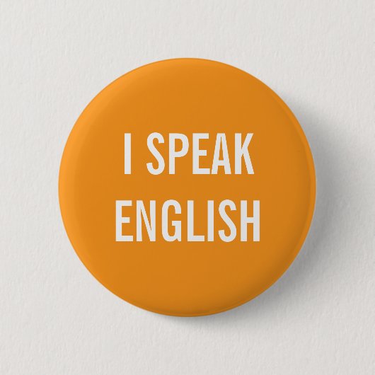 ICH SPRECHE ENGLISCH BUTTON (Vorderseite)