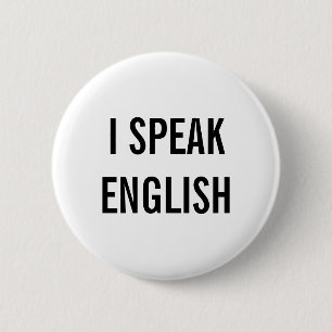 ICH SPRECHE ENGLISCH BUTTON