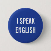 ICH SPRECHE ENGLISCH BUTTON (Vorderseite)
