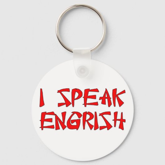 Ich spreche Englisch Schlüsselanhänger (Vorderseite)