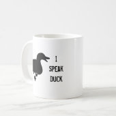 "Ich spreche Ente" Pekin Kaffeetasse (Vorderseite Links)