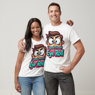 Ich spreche fließend Augenrollen – Lustiges Cartoo T-Shirt