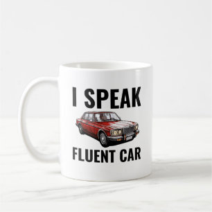 Ich spreche fließend Auto   Funny Car Mechanic Kaffeetasse