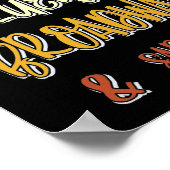 Ich spreche fließend Broadway und Sarcasm Musicals Poster (Ecke)