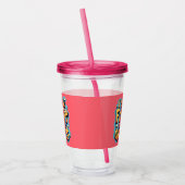 Ich spreche fließend Film Quotes Retro Pop Art Acryltrinkbecher (Links)