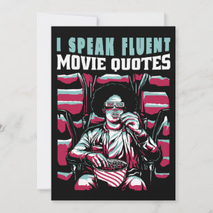 Ich spreche fließend Filmzitate Einladung