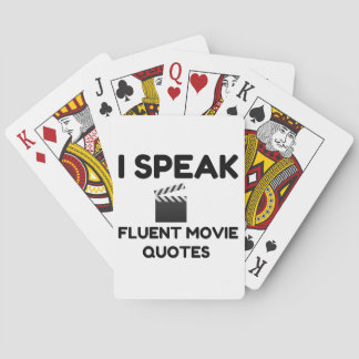Ich spreche fließend Filmzitate Spielkarten