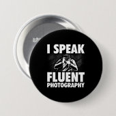 Ich spreche fließend Fotografie Button (Vorne & Hinten)