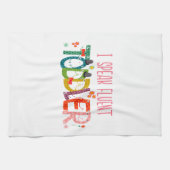 Ich spreche fließend Kleinkind - Mama, Geschenk de Geschirrtuch (Horizontal)