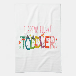 Ich spreche fließend Kleinkind - Mama, Geschenk de Geschirrtuch