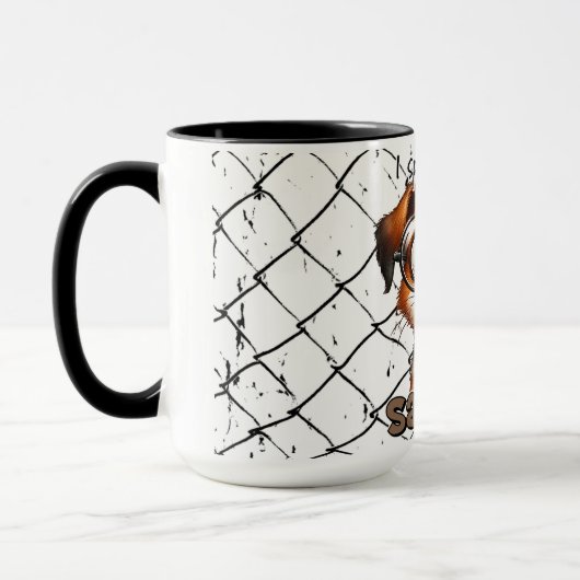 "Ich spreche fließend Sarcasm." Kaffee/Tee Tasse (Links)